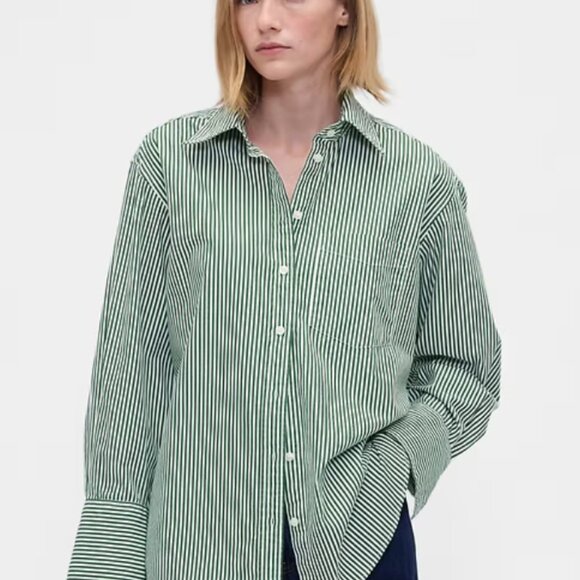 GAP Cotton Poplin Big Shirt - Picture 1 of 6